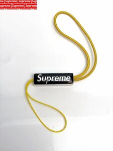 Supreme シュプリーム 09FW Cell Phone Strap Black フォン・ストラップ 携帯ストラップ ブラック 新品未使用 Box Logo ボックスロゴ レア!