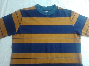 ビンテージ　50s 60s ボーダー　T-shirt 半袖　古着　ロカビリー　ロックンロール　vintage 50年代　60年代　アメカジ　エルビス