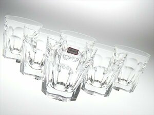 N451 Baccarat バカラ クリスタル アルクール オールドファッション ロックグラス 6客