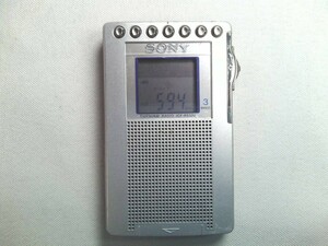 SONY FM/AMポケットラジオ ICF-R533V ★受信OK！難あり