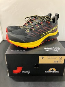 送料無料！未使用品 LA SPORTIVA　JACKAL スポルティバ ジャッカル トレイルランニング トレラン シューズ　ブラック／イエロー　27.5cm