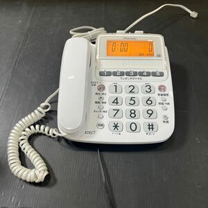 Pioneer パイオニア 親機のみ ホワイト 電話機 親機 固定電話機 中古品 電源確認のみ