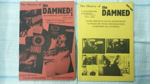 ♪ The History of the DAMNED　SCRAPBOOK COVERING 1976-1977 part one　＋　1977-1979 part two　２冊セット　ダムド　ファン必見　レア