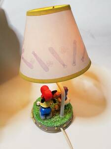 【昭和レトロ】ミッキーマウス ディズニー Disney ランプ アンティーク 動作確認済み 野球 ドナルドダック 