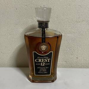 売切り！未開封 SUNTORY WHISKY サントリー ウイスキー CREST クレスト 12年 700ml 43% 古酒 