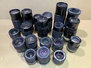 【19個】ニコン用レンズ Nikon NIKKOR 35-70mm/35-105mm/135mm/200mm/大量 まとめて ジャンク セット まとめ (619)