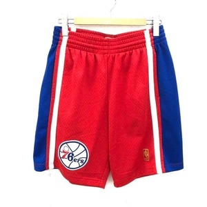 NBA 76ers hardwood classics mitchell and ness ミッチェルアンドネス ゲームパンツ バスケパンツ マルチカラー M