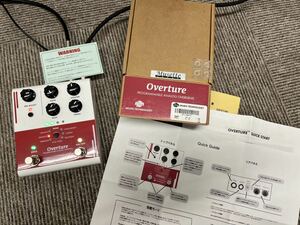 RJM Overture オーバードライブ　PROGRAMMABLE ANALOG OVERDRIVE 箱・日本語マニュアル付属　MIDI制御