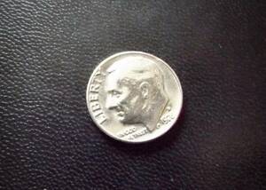 アメリカ合衆国　10セントコイン　1976年　D刻印　　送料無料（8128）ルーズベルト　USA 　お金 貨幣　硬貨　ダイム　ドル　　　