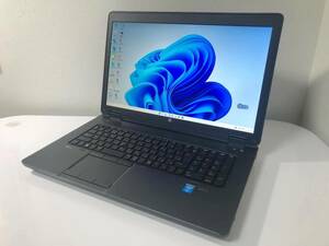 HP ZBook 17 G2 Core i7/4810MQ 新品SSD1TB+HDD1TB メモリ32GB 大迫力17.3型 FuHD マルチ NVIDIA Quadro K4100M Win11Pro Office2016