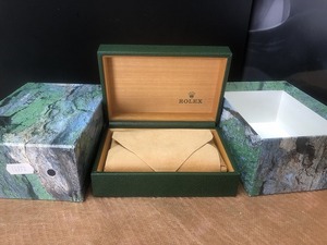 ロレックス エクスプローラー2 16570 黒 シール付 純正 箱 ウォッチ ボックス BOX ケース ヴィンテージ 緑 グリーン 時計 付属品 ROLEX