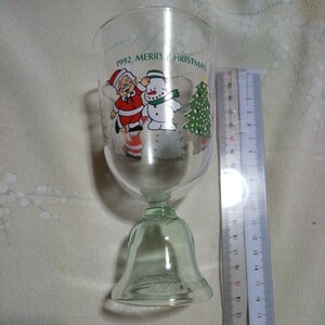 激レア ケンタッキー フライドチキン ジングルベル グラスコップ ガラスカップ サンタクロース クリスマス 食器 カトラリー インテリア