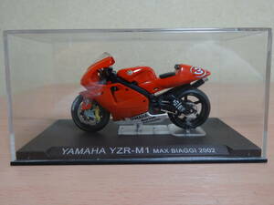 デアゴスティーニ　1/24　YAMAHA　YZR-M1　マックス・ビアッジ　2002　MAX BIAGGI　中古品　チャンピオンバイクコレクション