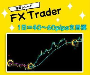 ★FX　専業 FXのトレード手法兼サインツールお譲りします★FXで2種類のインジケーターを組み合わせた無裁量トレード手法★