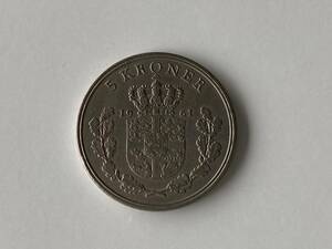 デンマーク 5クローネ×1枚★1961年★5KRONER★フレゼリク9世(デンマーク王)★硬貨 コイン 海外 外貨