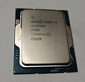 Intel Core i7 13700F 第13世代　LGA1700 16コア24スレッド　本体のみ　中古