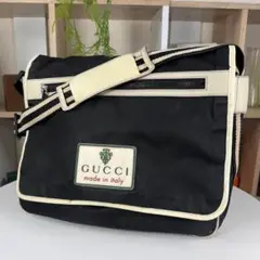 GUCCI メッセンジャーバッグ クレストロゴ シェリーライン