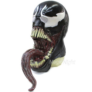 ヴェノム オーバーヘッドマスク ベノム スパイダーマン マスク ラバーマスク 被り物 かぶりもの 仮装 グッズ