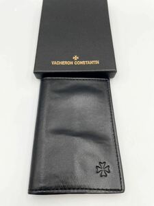 未使用品 ヴァシュロン コンスタンタン VACHERON CONSTANTIN 名刺入れ ブラック オーヴァーシーズ ノベルティー カードケース 定期入れ　