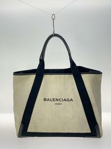 BALENCIAGA◆トートバッグ/キャンバス/ベージュ/無地/339936・1081・D・002123/バレンシアガ