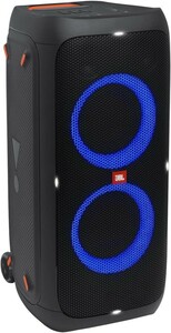 JBL PARTYBOX310 Bluetoothスピーカー ワイヤレス IPX4/マイク入力/ギター入力搭載/キャスター付き ブラック JBLPARTYBOX310JN