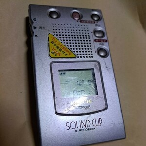 ジャンク品　部品取り　 日立　HITACHI　SOUND CLIP HDM-160R ボイスレコーダー　ICレコーダー デジタルオーディオプレーヤー 本体のみ