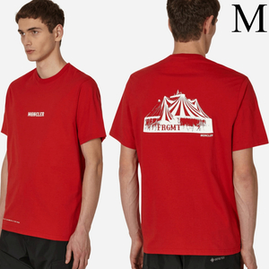 MONCLER FRAGMENT サーカス Tシャツ 赤 M 新品　定価52800円　モンクレール ジーニアス FRGMT CIRCUS ロゴ HF