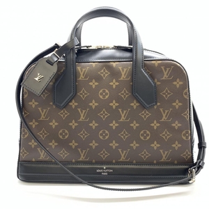 LOUIS VUITTON ルイヴィトン M40272 ドラMM モノグラム ノワール レディース 2WAYバッグ ラウンド型 ブラウン 黒 ブラック 管理RT34929