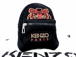 1円 ■新品■未使用■ KENZO ケンゾー タイガー ナイロン ミニリュック リュックサック バックパック ブラック系 AM7908