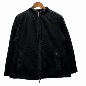 BURBERRY バーバリー ジャケット ダブルジップ ブラック (レディース Mサイズ相当) 中古 古着 O8228