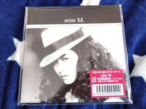 【美品】〈初回製造限定〉中島みゆき『miss M.』２００８年紙ジャケット盤。