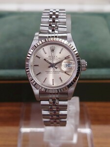 新品仕上げ・OH済　ROLEX ロレックス デイトジャスト 69174 R番 SS×WG 自動巻き Cal.2135 レディース