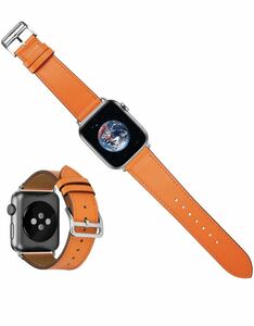 アップルウォッチバンド革　apple watch 革バンド42/44/45mm 大人気ベルト男女兼用