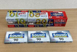 【カセットテープ maxell マクセル SONY ソニーまとめて】ノーマル 音楽用テープ 高画質 Hi8 MP UR 120分 90分 / S65-297