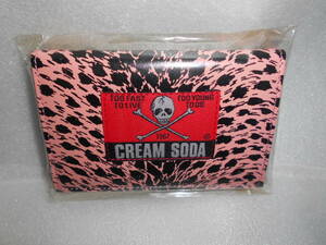 CREAM SODA　クリームソーダ　パスケース　1個　ドクロ　ピンク