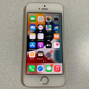 iPhoneSE第１世代ゴールド64GB■美品■SIMロック解除済み☆iPhone5の新品ケース付き☆バッテリー87%