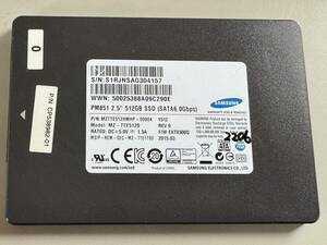 SAMSUNG SSD 512GB【動作確認済み】2206