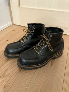 レッドウィング REDWING 8179 ブラック サイズ7E 25.0cm相当　ビブラムソール　張替済み