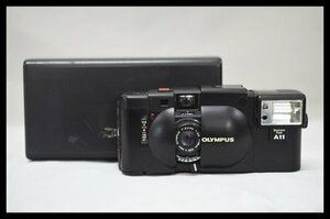 ジャンク 動作未確認 OLYMPUS XA Electronic Flash A11 F.ZUIKO 1：2.8 f=35㎜ フィルムカメラ ケース付き オリンパス