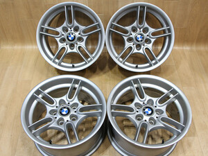 B385 希少 BMW E39 Mスポーツ 純正 17X8J+20 9J+26 PCD120 ハブ径74 5シリーズ E38 E34 E36 E46 E85 E86 E60 E61 Z4 Z3 E30 中古品 山梨県