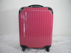 2168　ピンク　鍵付き　TSAロック付　スーツケース　キャリケース　旅行用　ビジネストラベルバック