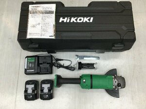 【未使用品】HiKOKI(ハイコーキ) コードレスディスクグラインダ マルチボルトシリーズ 36V 急速充電器・ケース付 G3618DA(2WP)