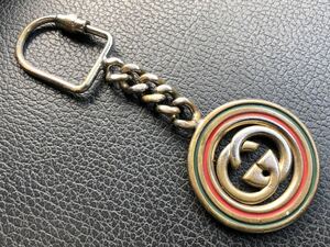 ［中古格安］GUCCI グッチ メタル キーホルダー ヴィンテージ 