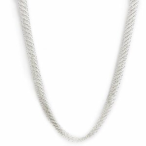 （美品）ティファニー TIFFANY&Co. エルサ ペレッティ メッシュ ネックレス SV925 スターリングシルバー