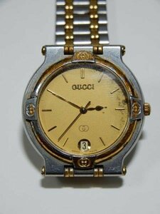 GUCCI グッチ 9000M コンビ メンズ クオーツ可 レターパックプラス可 0105W5G