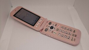 M021 docomo FOMA らくらくホン F-01G FUJITSU 富士通/ガラケー/ケータイ 簡易動作確認＆簡易清掃＆初期化OK 判定○ 現状品 送料無料　