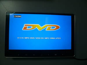 訳あり　11.6インチ　DVDプレーヤー内蔵　HDMI映像入力　AV映像入力　リアモニター　ヘッドレスト　12V