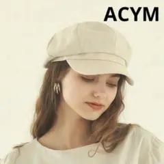 限定値下げ‼️ ACYM アシーム リネンキャスケット 帽子 レディース