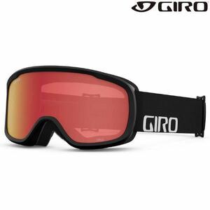 ゴーグル GIRO ジロ スキー ゴーグル クルーズ ブラック GIRO CRUZ BLACK WORDMARK Amber Scarlet 7130397スノーボード スキー 、