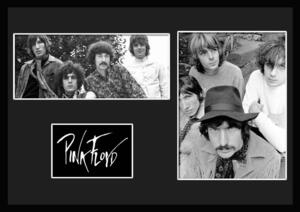 10種類!Pink Floyd/ピンク・フロイド/ROCK/ロックバンドグループ/証明書付きフレーム/BW/モノクロ/ディスプレイ(5-3W)